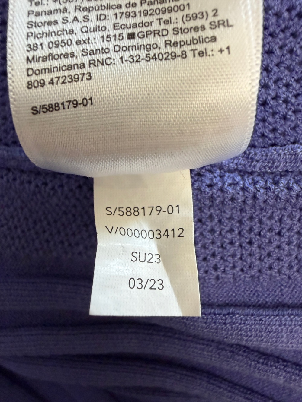 Athleta Ribbed Zip-Front Cardigan - Periwinkle Blue - Picture 7 of 9